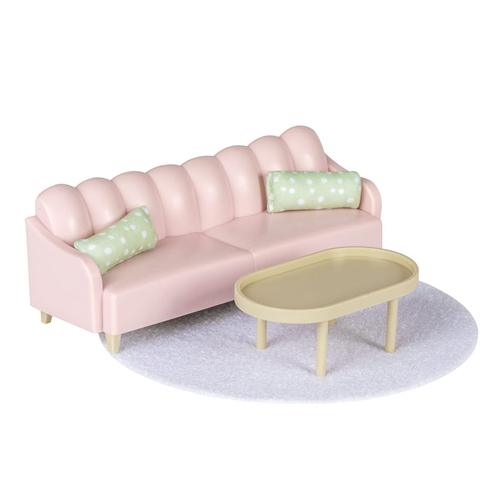 Lundby Doll House Furniture - Basic Living Room Set