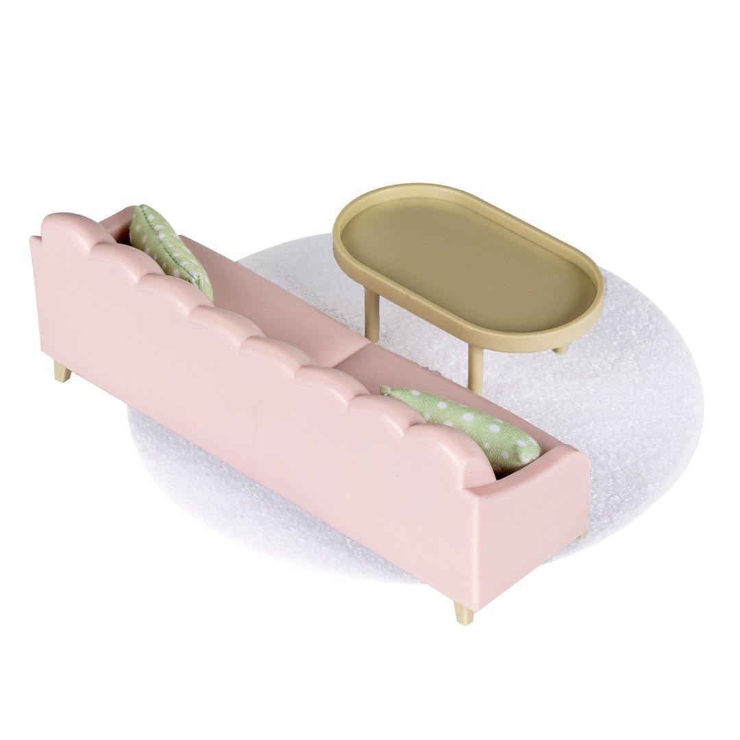 Lundby Doll House Furniture - Basic Living Room Set