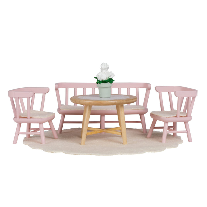 Lundby Doll House Furniture - Dining Room Furniture Set, 4 pcs