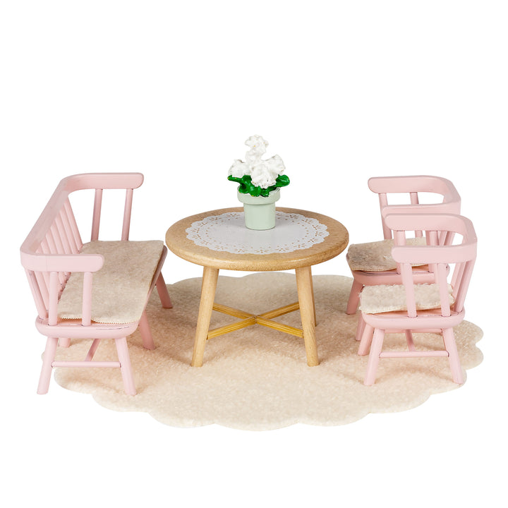 Lundby Doll House Furniture - Dining Room Furniture Set, 4 pcs