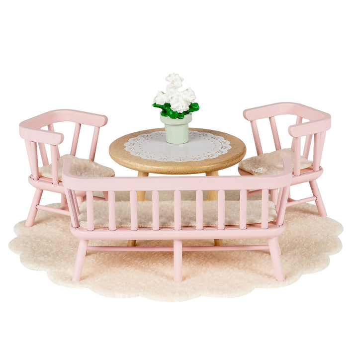 Lundby Doll House Furniture - Dining Room Furniture Set, 4 pcs