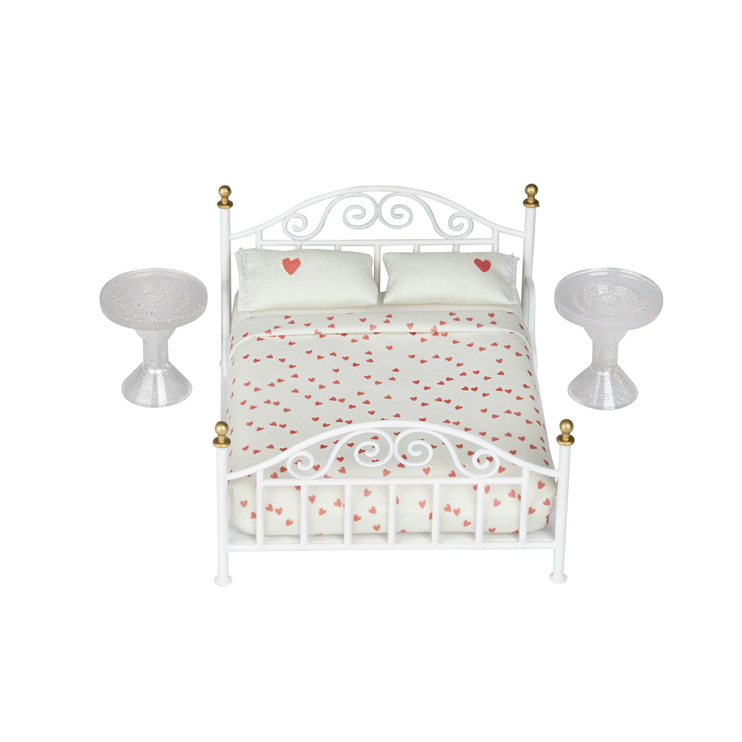 Lundby Doll House Furniture - Classic Iron Bed Set