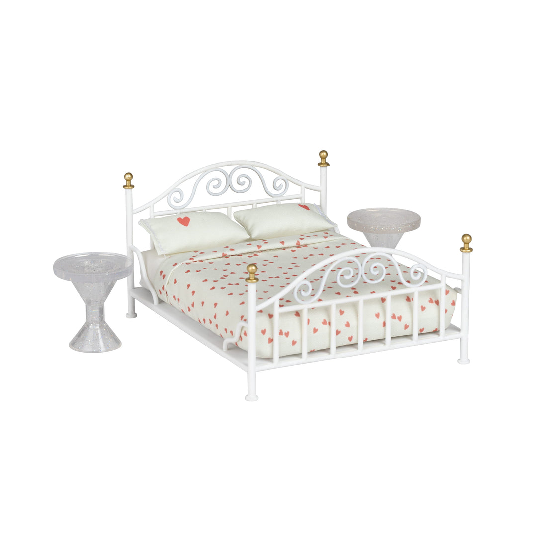 Lundby Doll House Furniture - Classic Iron Bed Set