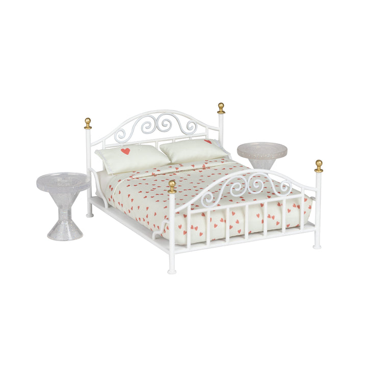 Lundby Doll House Furniture - Classic Iron Bed Set