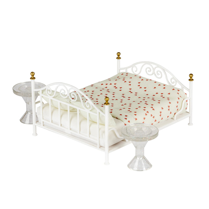 Lundby Doll House Furniture - Classic Iron Bed Set