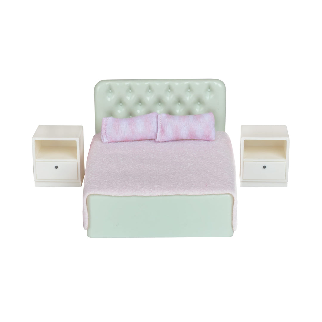 Lundby Doll House Furniture - Basic Bedroom Set