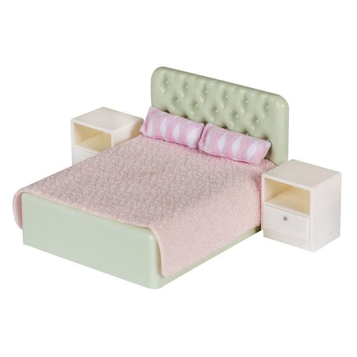 Lundby Doll House Furniture - Basic Bedroom Set