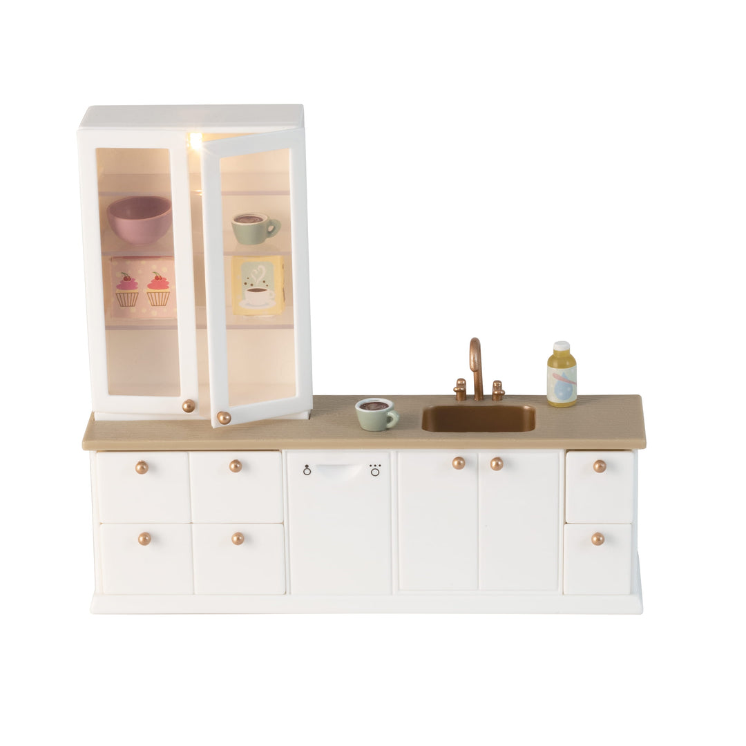 Lundby Doll House Furniture - Kitchen Basin with Display Cabinet