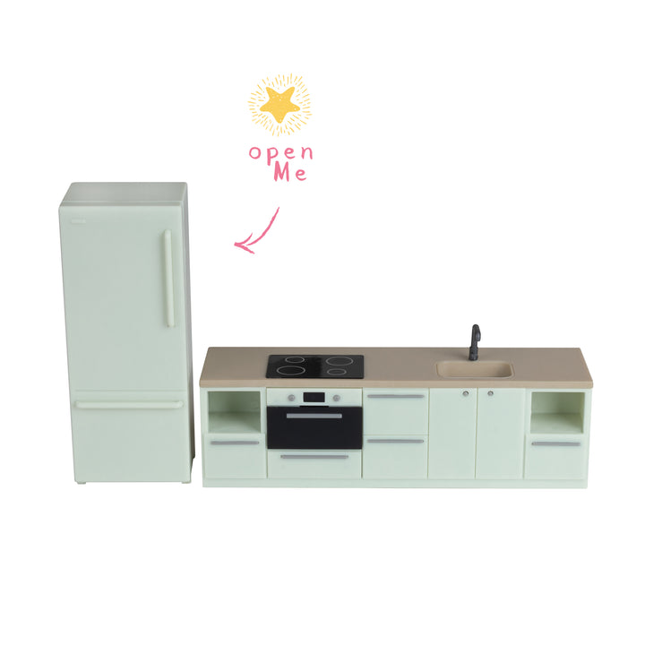 Lundby Doll House Furniture - Basic Kitchen Set