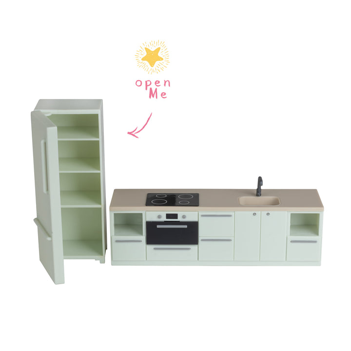 Lundby Doll House Furniture - Basic Kitchen Set
