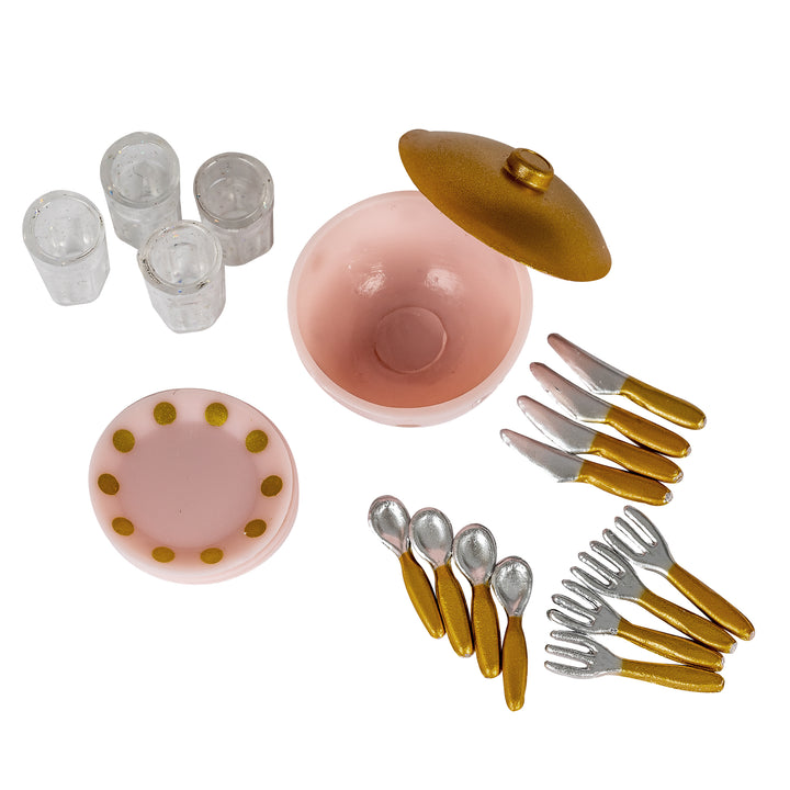 Lundby Doll House Furniture - Dinner Set Accessories