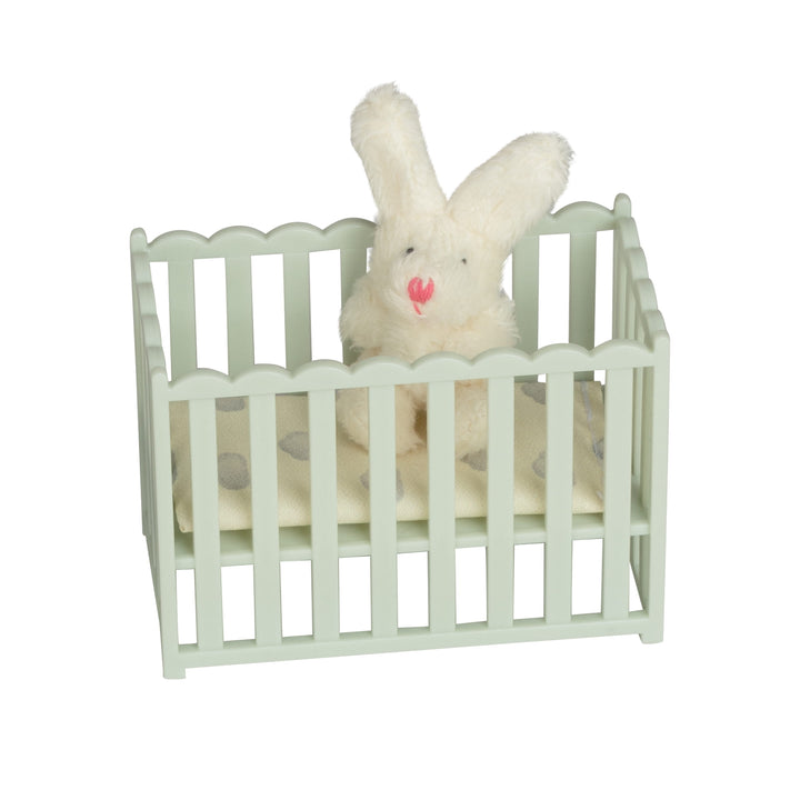 Lundby Doll House Furniture - Cot & Change Table Set