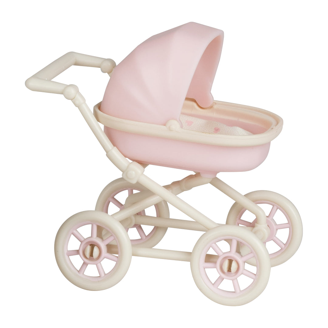 Lundby Doll House Accessories - Baby Pram & Teddy Set