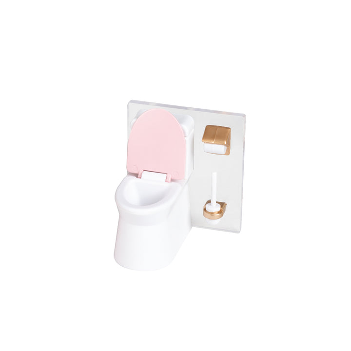 Lundby Doll House Furniture - Bathroom Washbasin & Toilet Set