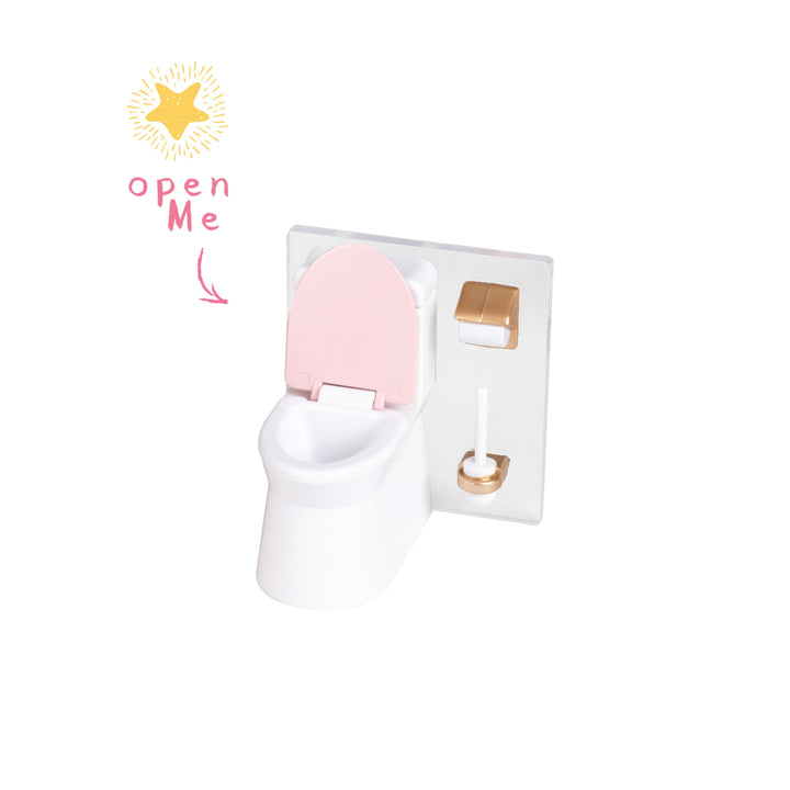 Lundby Doll House Furniture - Bathroom Washbasin & Toilet Set