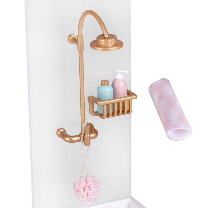 Lundby Doll House Furniture - Bathroom Shower Set