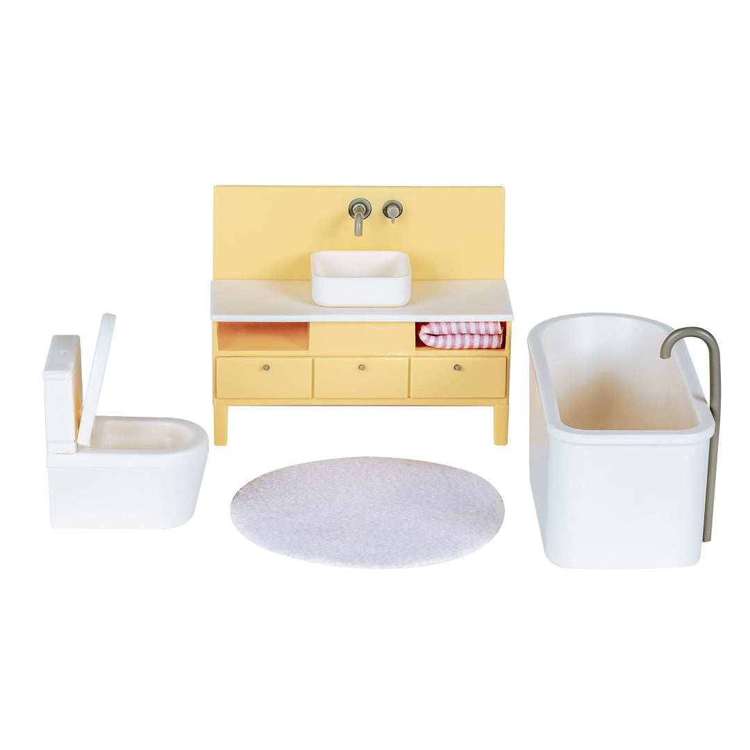 Lundby Doll House Furniture - Basic Bathroom Set
