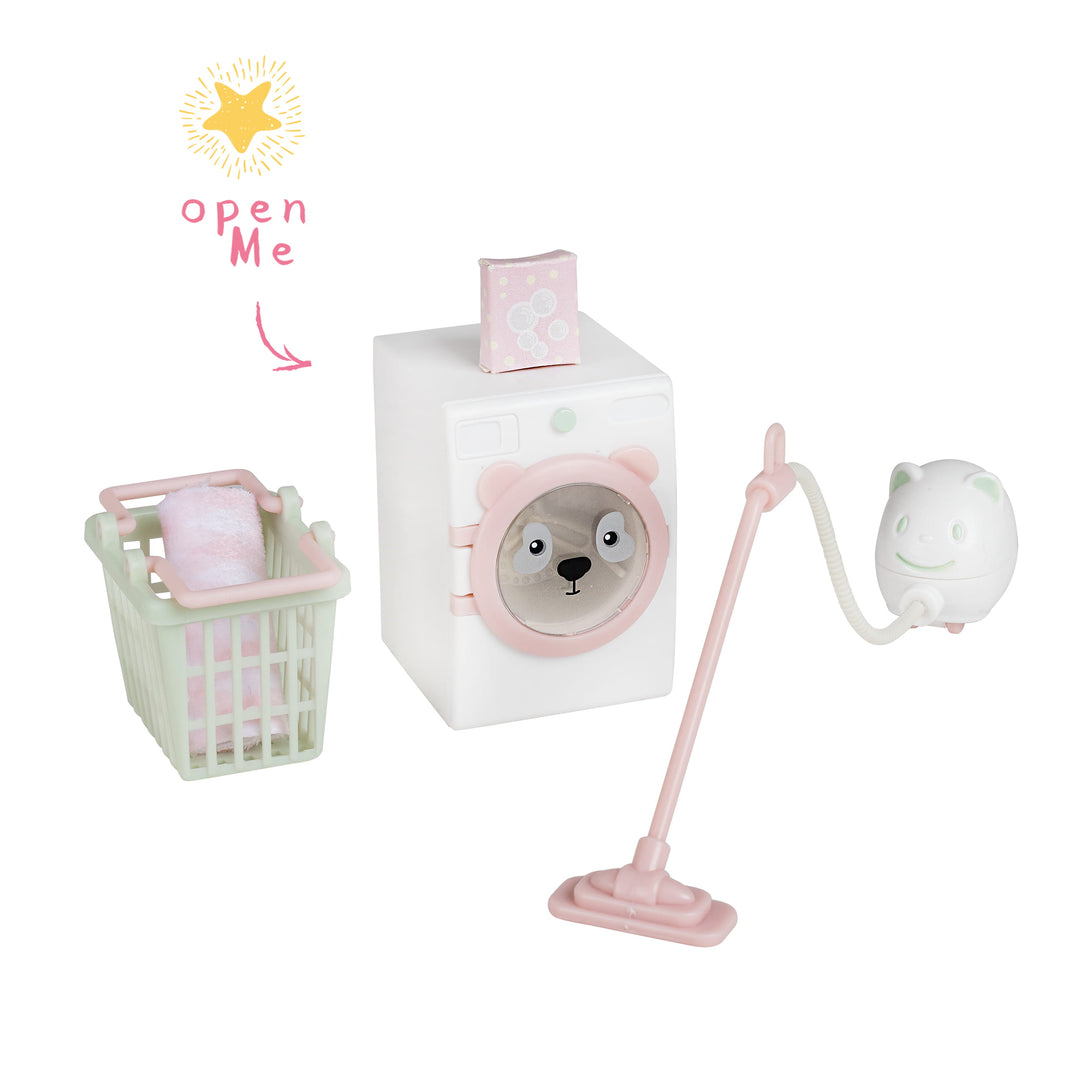 Lundby Doll House Furniture - Cleaning & Laundry Set