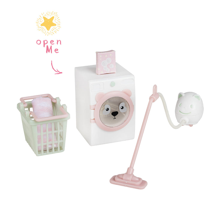 Lundby Doll House Furniture - Cleaning & Laundry Set