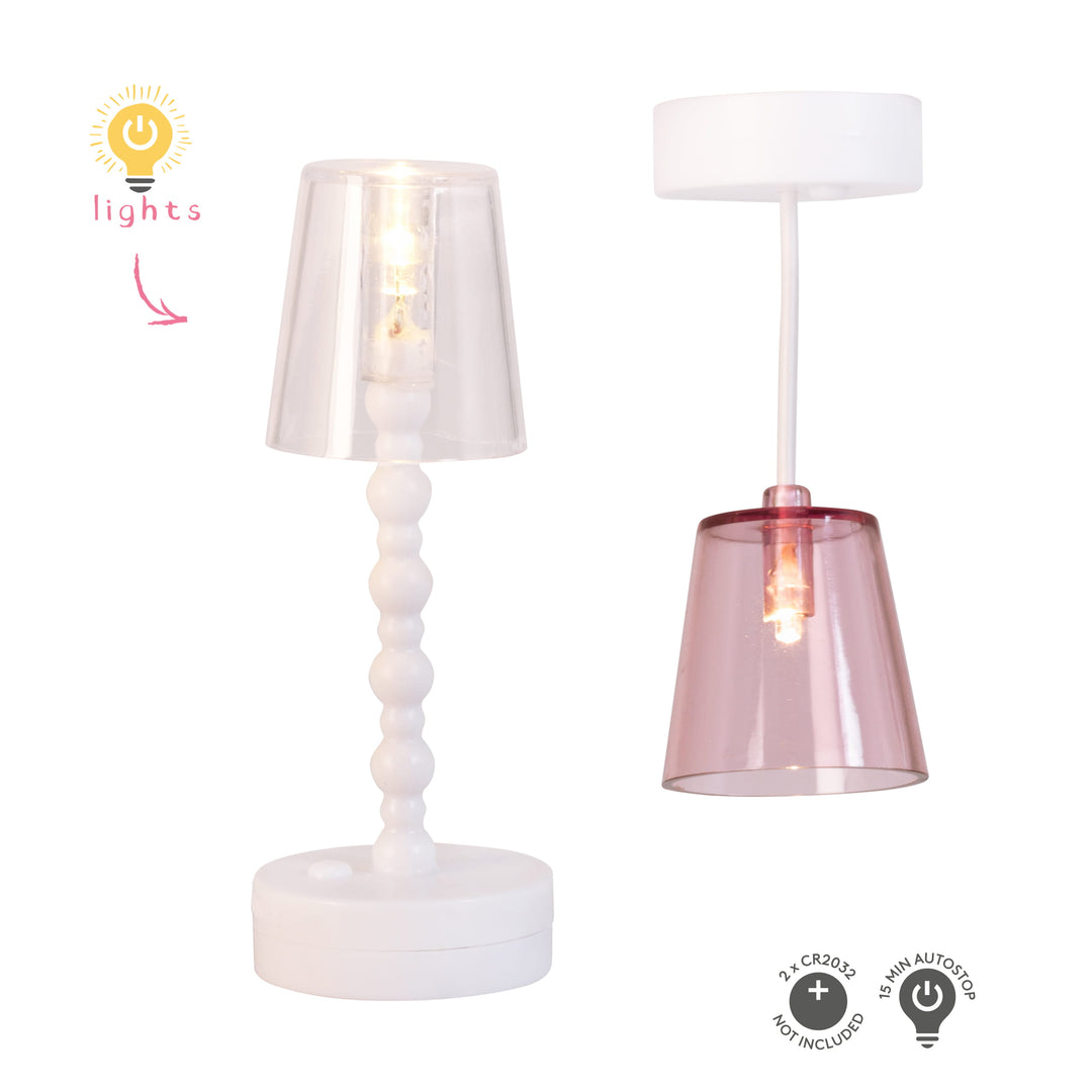 Lundby Doll House Accessories - Floor & Ceiling Lamp Set, 2 pcs