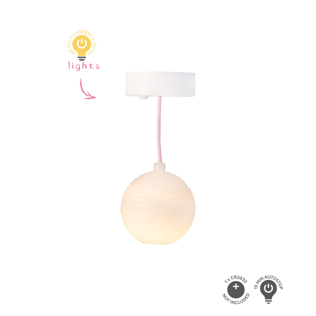 Lundby Doll House Accessories - Round Chinese Ceiling Lamps, 2 pcs