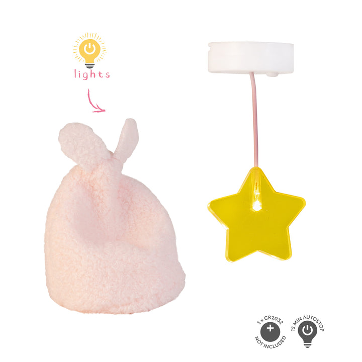 Lundby Doll House Accessories - Star Ceiling Lamp & Beanbag Set