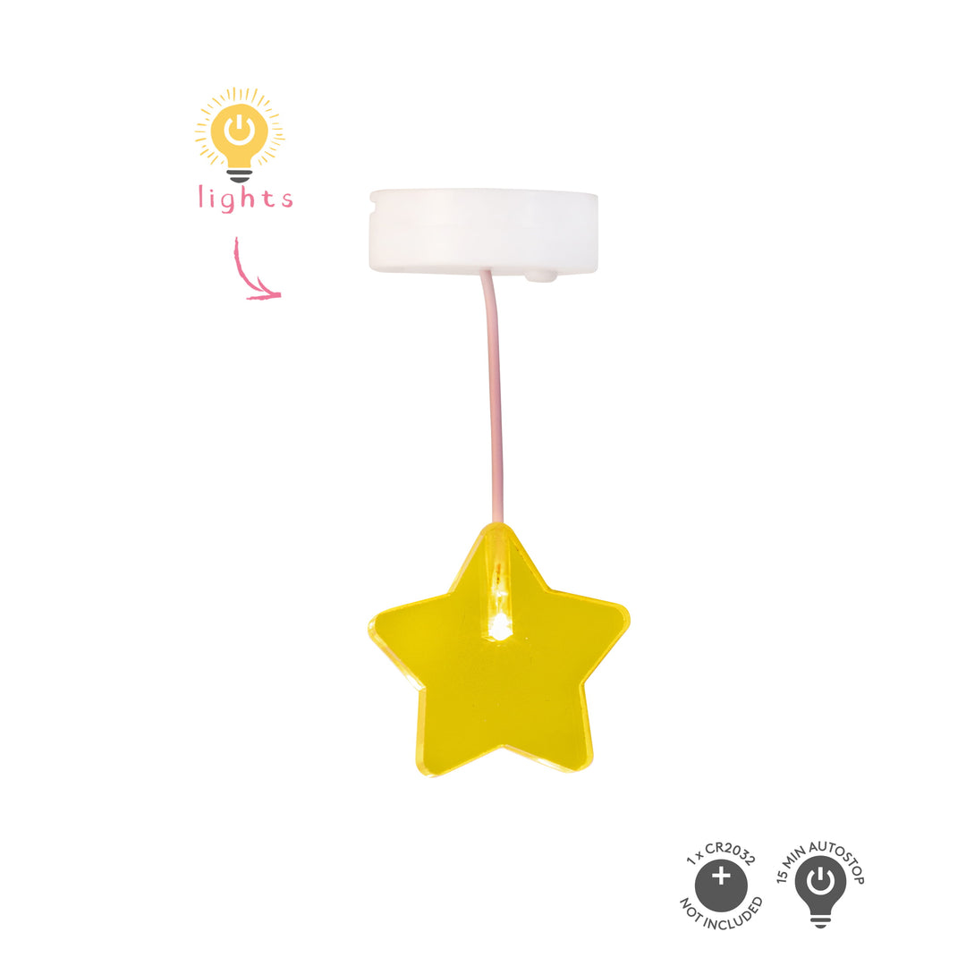 Lundby Doll House Accessories - Star Ceiling Lamp & Beanbag Set