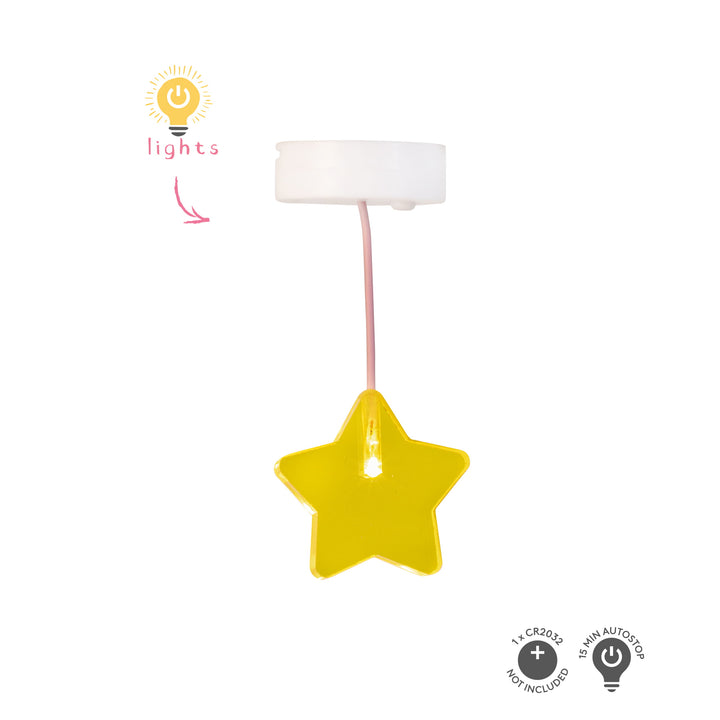 Lundby Doll House Accessories - Star Ceiling Lamp & Beanbag Set