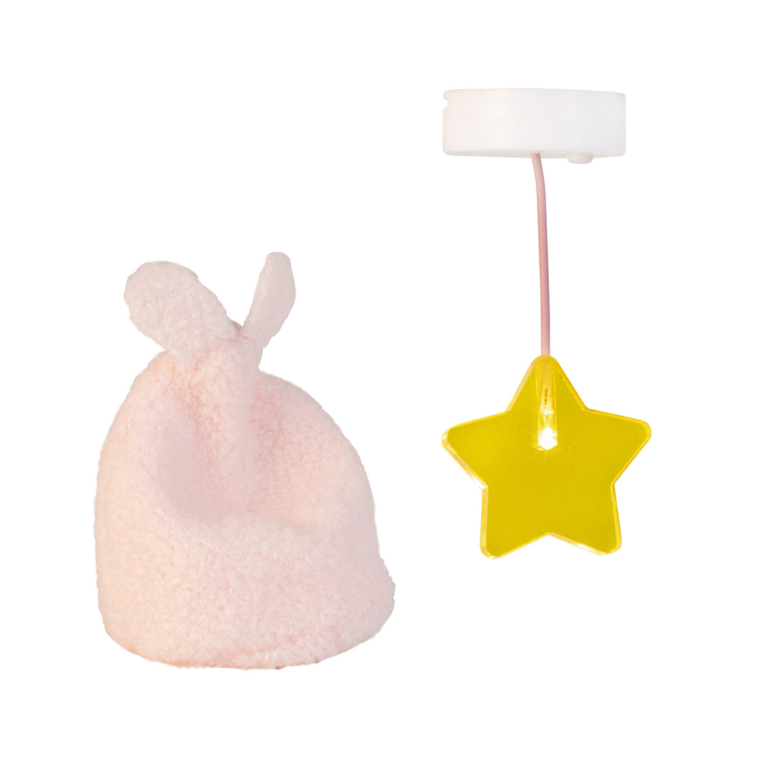 Lundby Doll House Accessories - Star Ceiling Lamp & Beanbag Set