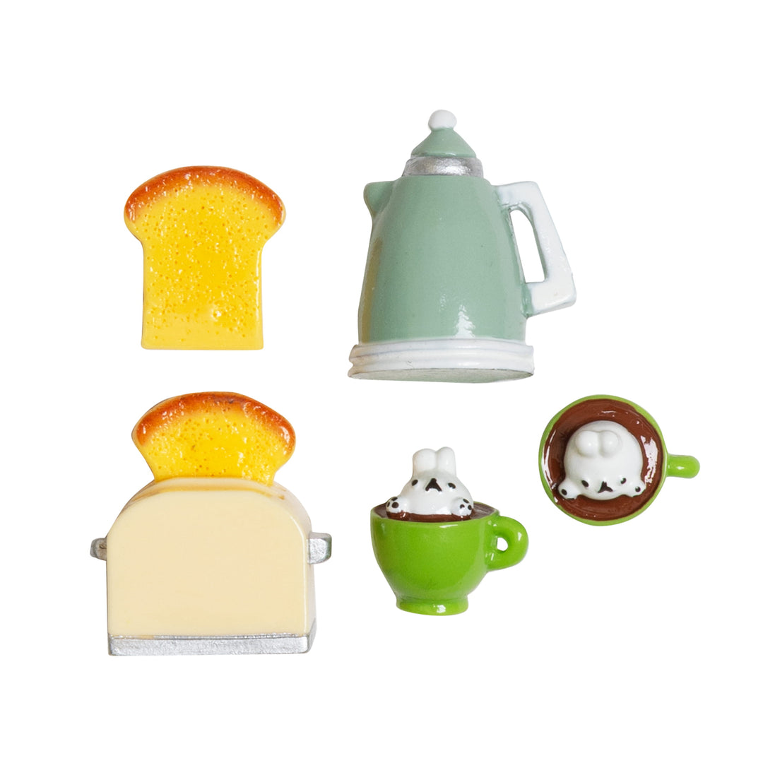 Lundby Doll House Accessories - Toast & Tea Set