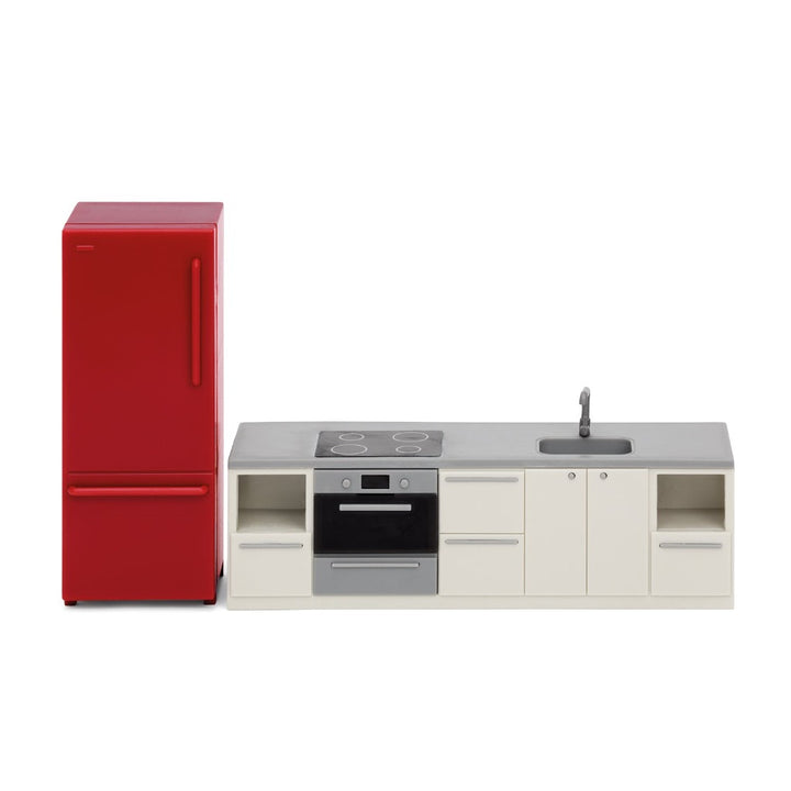 Lundby Basic Kitchen Set - Red