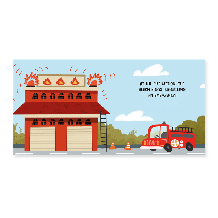 Sassi Board Book Sweet Sounds Stories - Firefighters