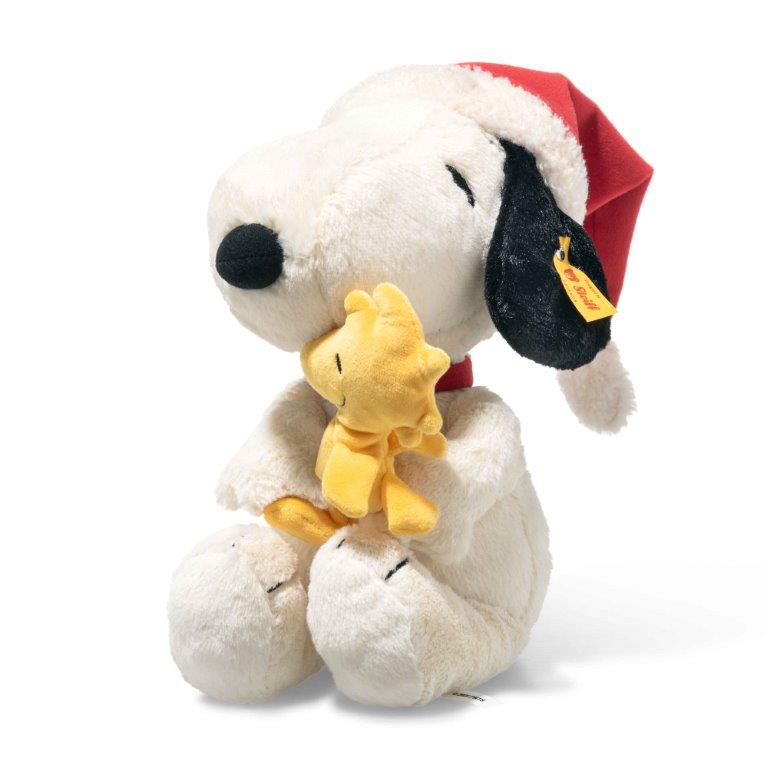 Steiff Soft Cuddly Snoopy with Woodstock Christmas, 30 cm