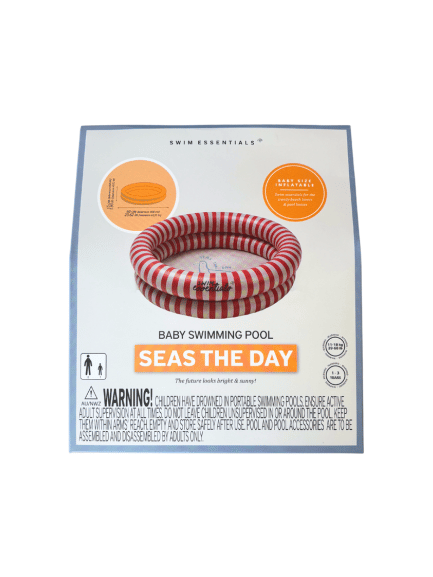 Swim Essentials Inflatable Baby Pool - Seas The Day, 60 cm