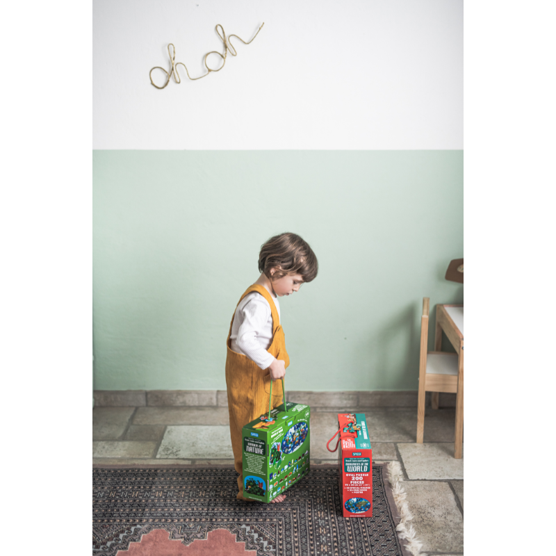 Sassi Travel, Learn and Explore - Puzzle and Book Set - The Wonders of Nature, 205 pcs