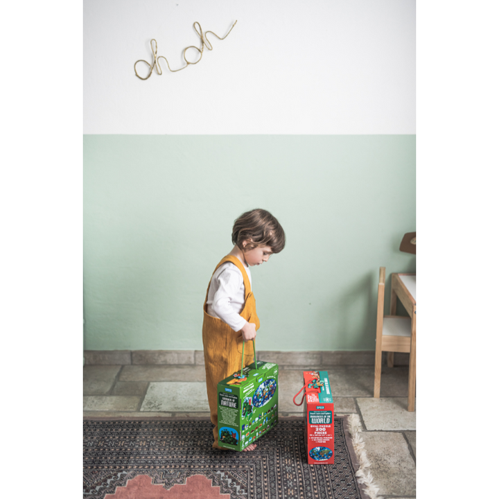 Sassi Travel, Learn and Explore - Puzzle and Book Set - The Wonders of Nature, 205 pcs
