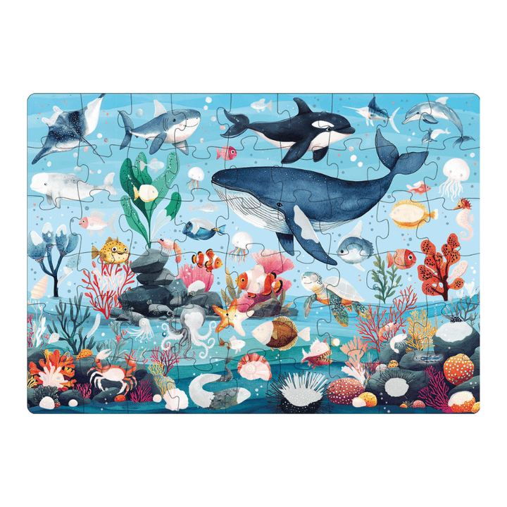 Sassi Magic Water Puzzle & Book Set - The Sea