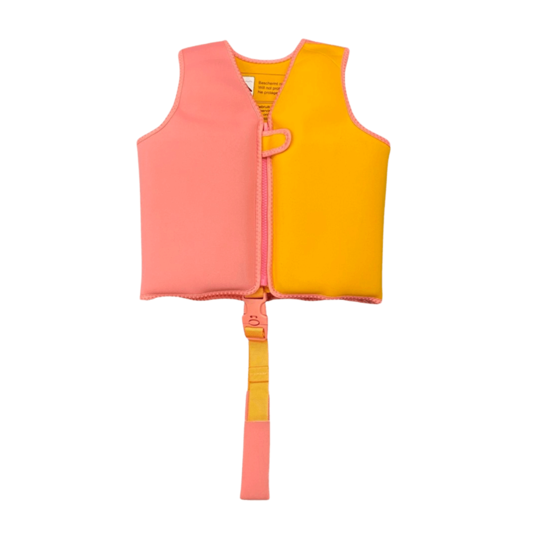 Swim Essentials Kids Swimming Vest, Pink/Orange