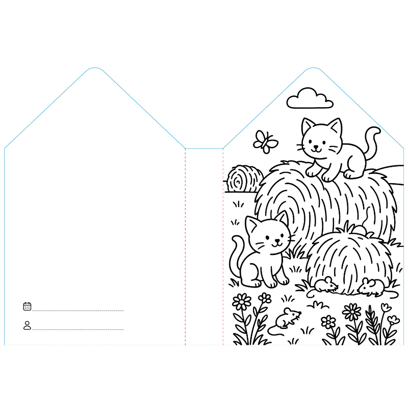 Sassi Colouring Book House - Farm