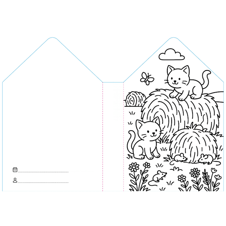 Sassi Colouring Book House - Farm
