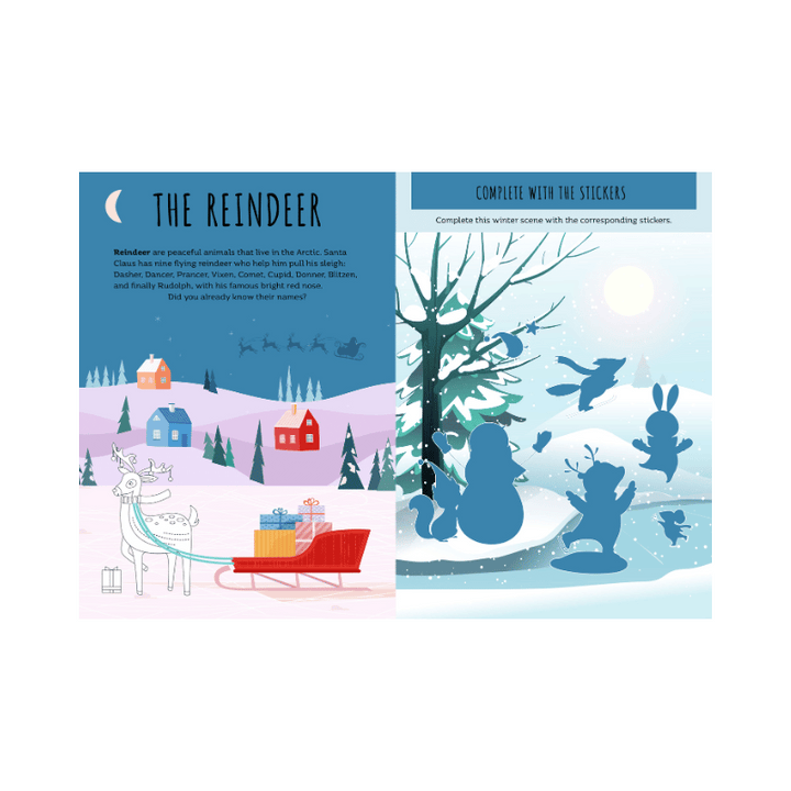 Sassi Stickers and Activities Book - Christmas
