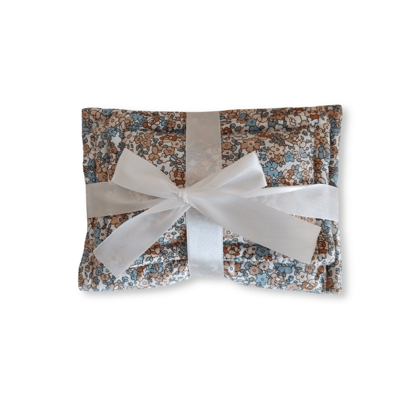 Lola & Bear Doll Bedding Set, Blue Floral