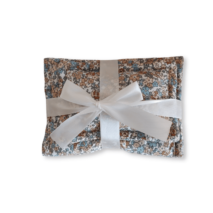 Lola & Bear Doll Bedding Set, Blue Floral