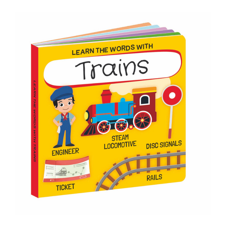 Sassi 3D Puzzle and Book Set - Learn Shapes Train, 40 pcs
