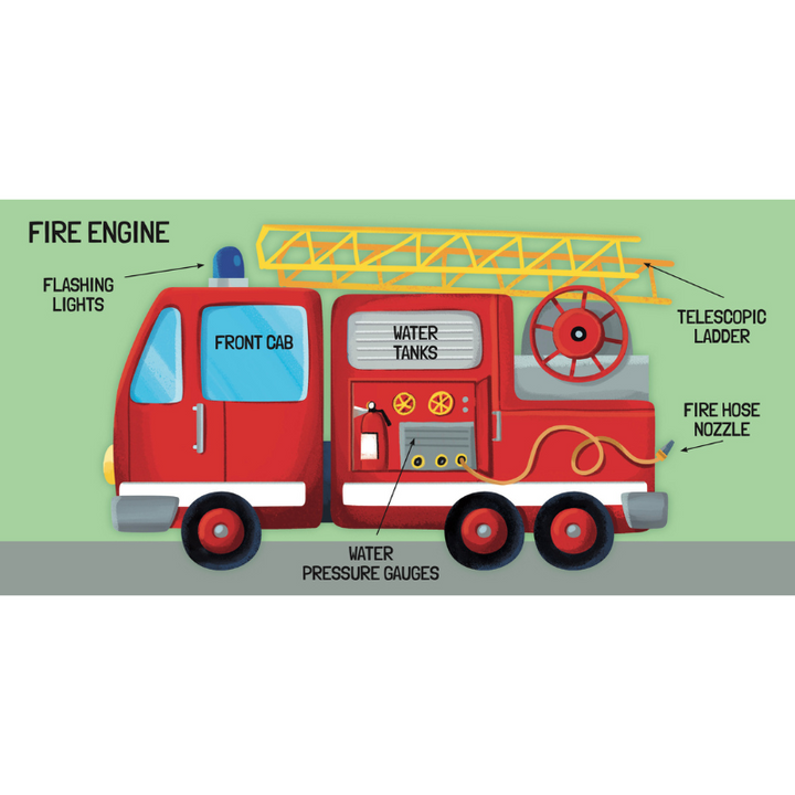 Sassi 3D Puzzle and Book Set - Learn Shapes Firefighters , 40 pcs