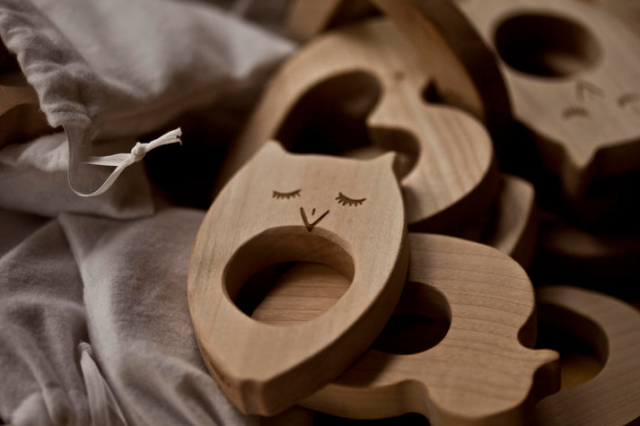 Wooden Story Soother - Owl