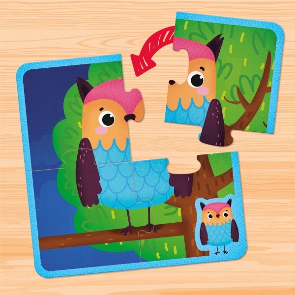 Lisciani Montessori Baby  - Touch Puzzle