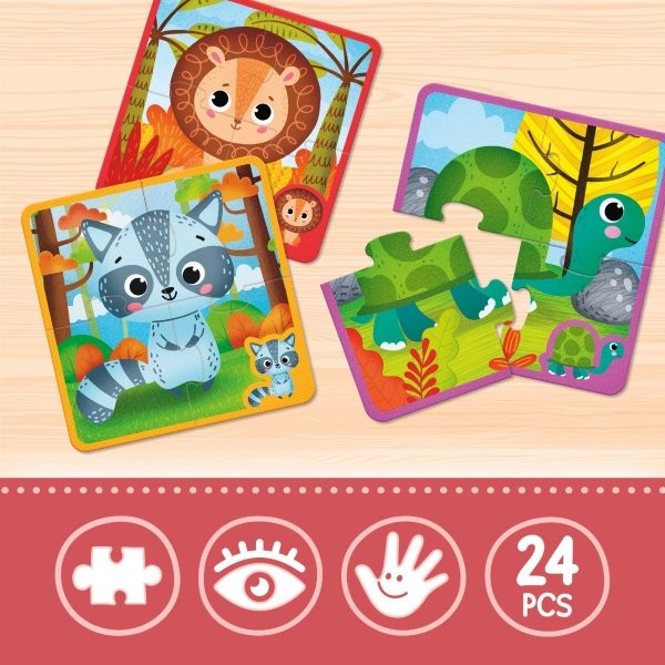 Lisciani Montessori Baby  - Touch Puzzle