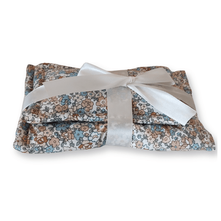 Lola & Bear Doll Bedding Set, Blue Floral
