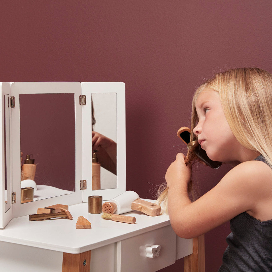 by Astrup Role Play Wooden Hairdressing Set, 9 piece